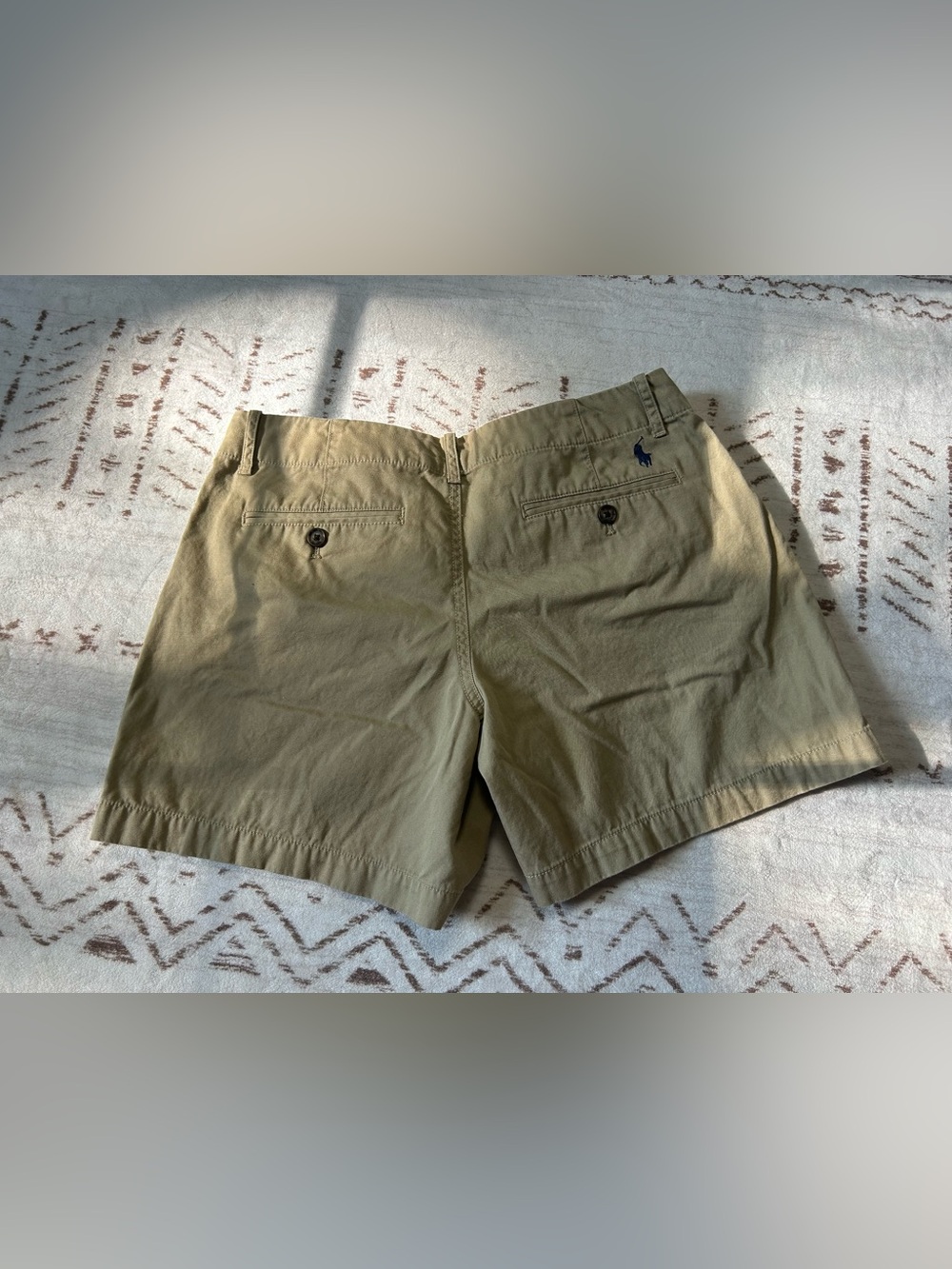 Ralph Lauren Khaki Tan Bermuda Shorts - Picture 3 of 6